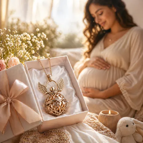 Regalo de llamador de ángeles para embarazada